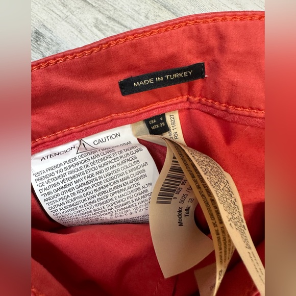 Massimo Dutti Women’s Size 6 Coral Sailor Button Trouser Pants - Picture 7 of 9